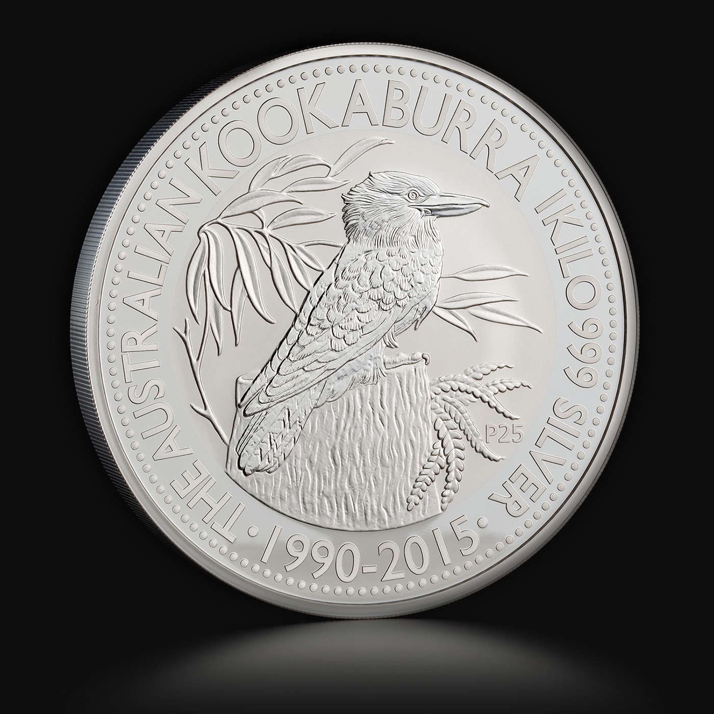 1 kg Australian Kookaburra silver coin previous years - Tavex Norway