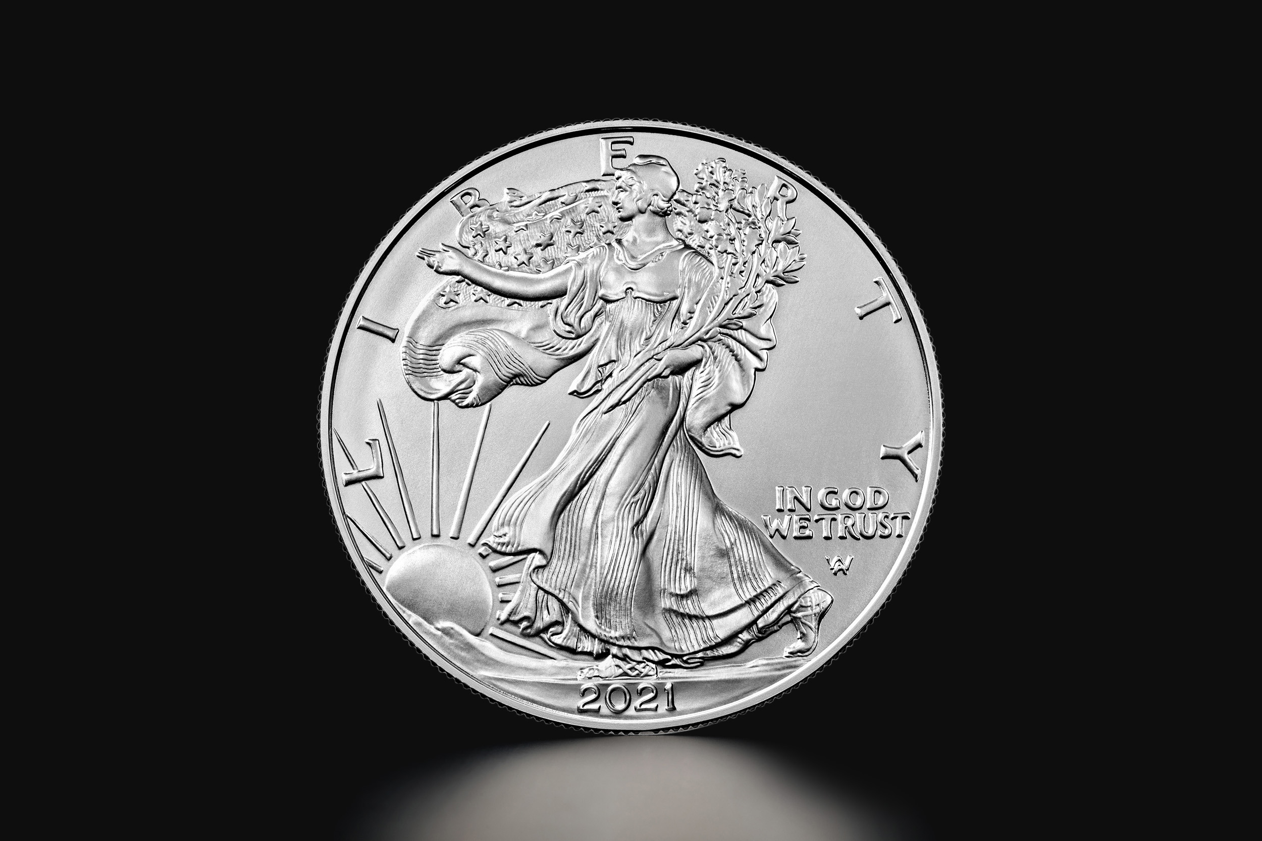 1 oz American Eagle Silver Coin from 2022 Tavex Norway