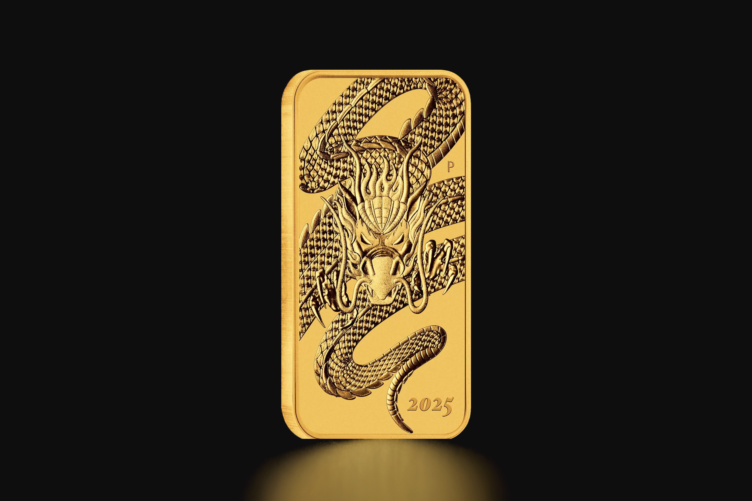 PLACHINO Gold 1g ドラゴンデザイン 1 oz Australian Dragon Rectangular Gold Coin - Tavex Norway