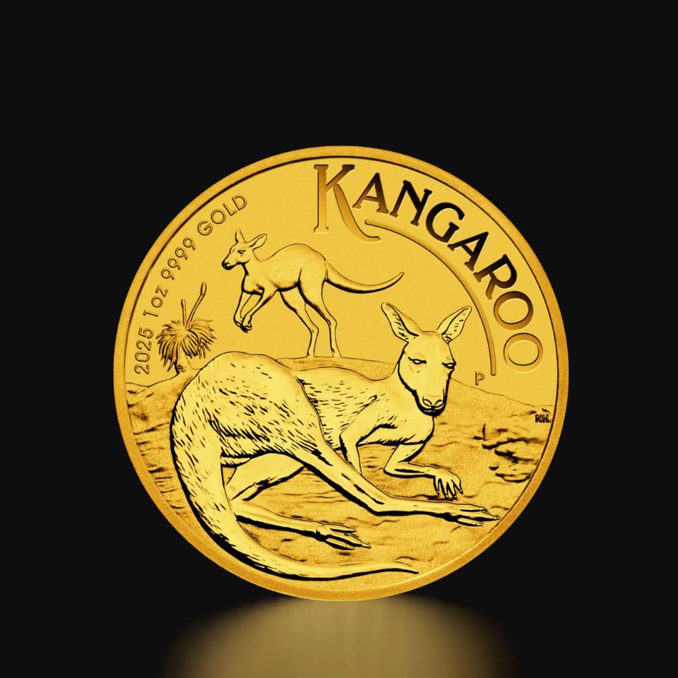 1 oz Australian Kangaroo Gold Coin - Tavex Norway