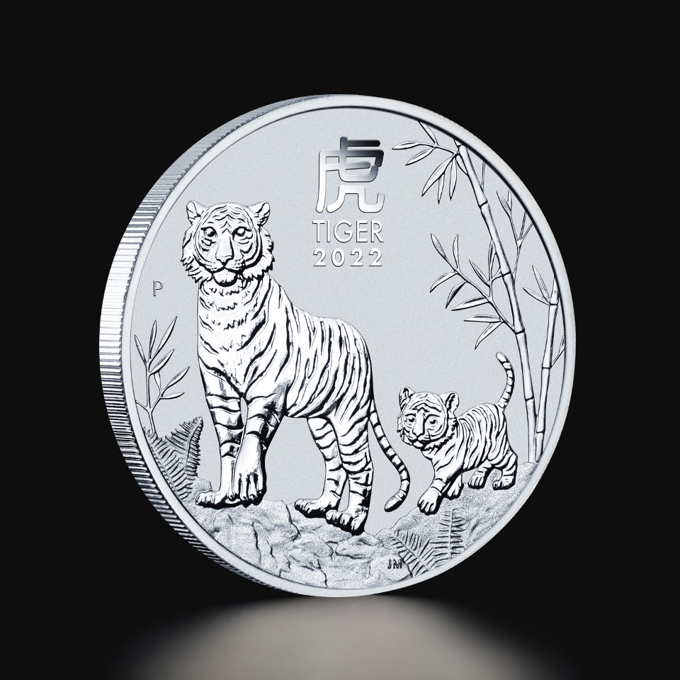 2010 P Australia Silver Lunar Series Year of the hotsell Tiger 2oz