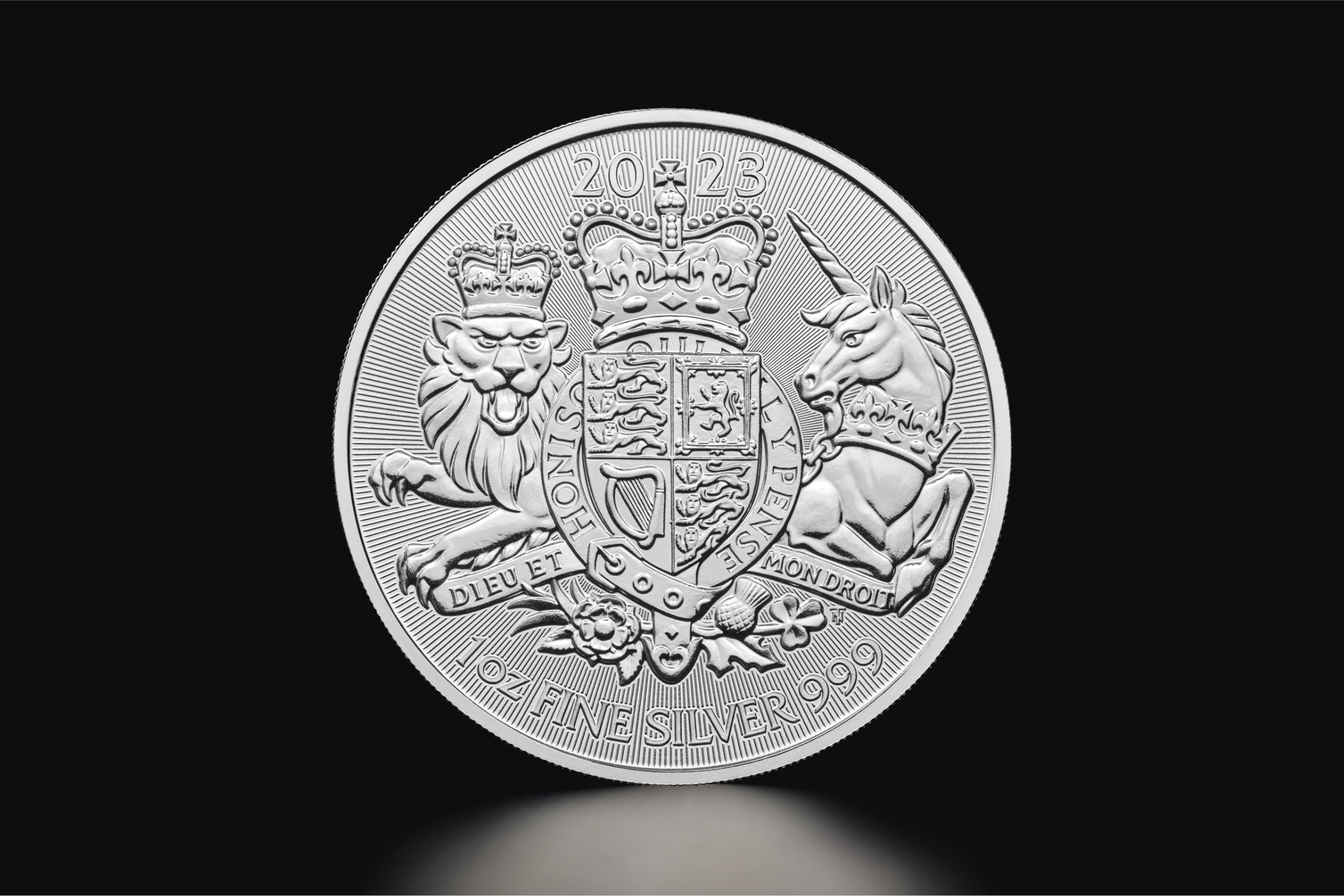 1 oz British Royal Arms Silver Coin - Tavex Norway